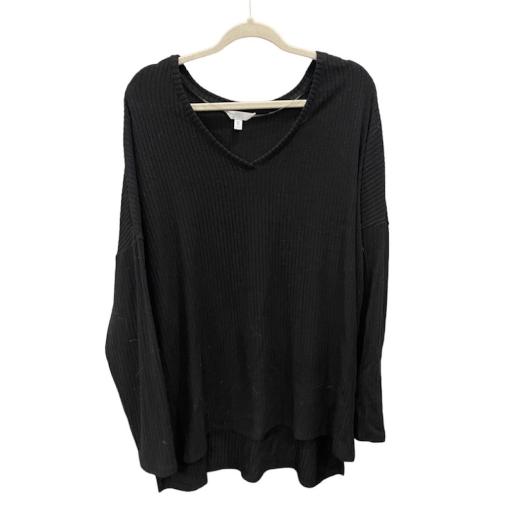 Women’s Black Time and Tru Long Sleeve Shirt
